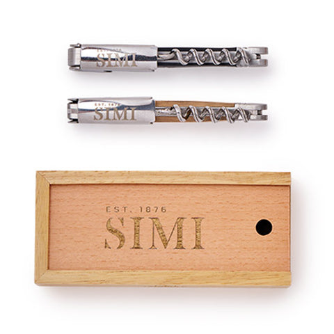 SIMI Corkscrew in Wood Box