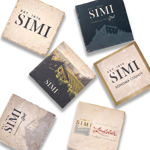 Shop SIMI Marble Coasters - available in 6 styles.